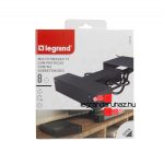 Legrand Elosztóállomás TV-hez 4x2P+F + 4x2P, 6A, túlfeszültség-védelemmel, 2 m vezetékkel, fekete, Legrand 694595