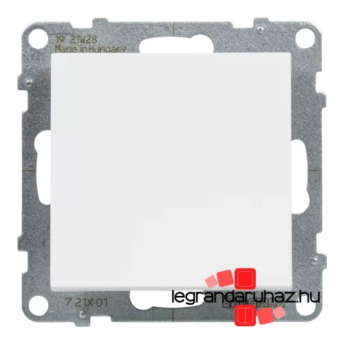 Legrand Suno egypólusú kapcsoló 10 AX fehér, Legrand 721101
