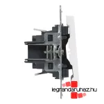 Legrand Suno egypólusú kapcsoló 10 AX fehér, Legrand 721101