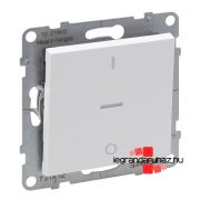   Legrand Suno kétpólusú kapcsoló ellenőrzőfénnyel 10 AX fehér, Legrand 721112