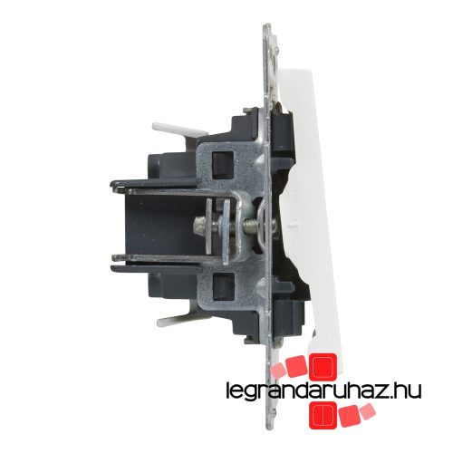 Legrand Suno egypólusú nyomó csengőjellel fehér, Legrand 721113