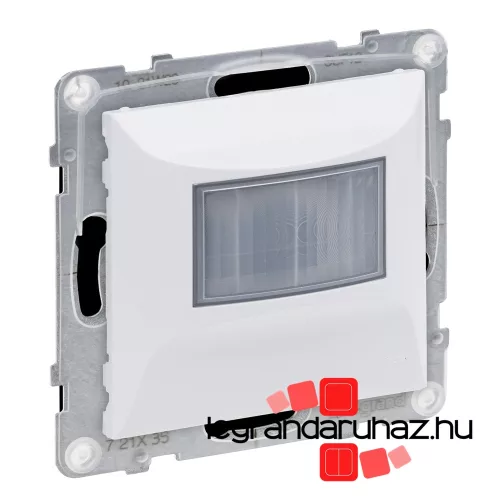 Legrand Suno IP44 mozgásérzékelős (PIR) kapcsoló, 100 W LED, 2 vezetékes, fehér, Legrand 721135A