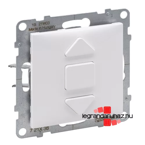 Legrand Suno redőnynyomó fehér, Legrand 721138