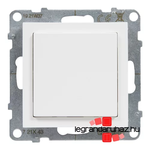 Legrand Suno vakfedél Program Mosaic adapterrel, fehér, Legrand 721143