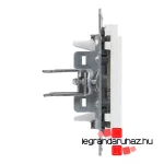 Legrand Suno vakfedél Program Mosaic adapterrel, fehér, Legrand 721143