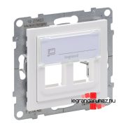   Legrand Suno kettős keystone adapter, fehér, Legrand 721145