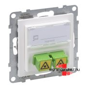   Legrand Suno SC/APC  optikai csatlakozóaljzat fehér, Legrand 721147