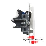 Legrand Suno 2xRJ45 Cat. 6 UTP csatlakozóaljzat fehér, Legrand 721153