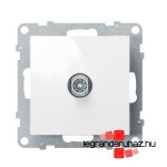 Legrand Suno TV aljzat, csillagpontos, 1,5 dB fehér, Legrand 721164