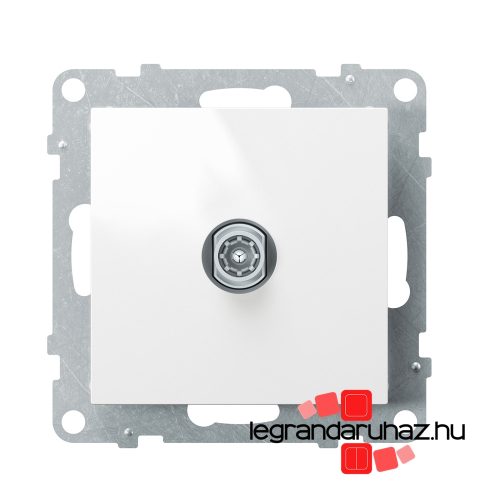 Legrand Suno TV aljzat, csillagpontos, 1,5 dB fehér, Legrand 721164