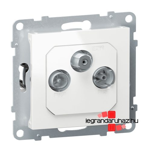 Legrand Suno TV-Rádió-SAT aljzat, csillagpontos, 1,5 dB fehér, Legrand 721167