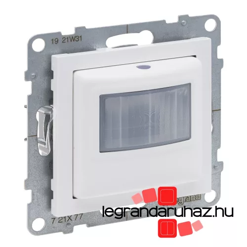 Legrand Suno mozgásérzékelős (PIR) kapcsoló, 500 W LED, 3 vezetékes, fehér, Legrand 721177A