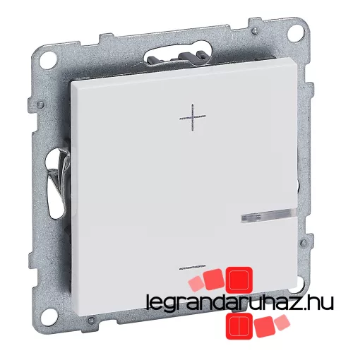 Legrand Suno nyomógombos fényerőszabályzó 125W, 2 vezetékes, fehér, Legrand 721178A
