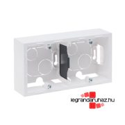 Legrand Suno kiemelődoboz, kettős fehér, Legrand 721195