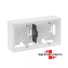 Legrand Suno kiemelődoboz, kettős fehér, Legrand 721195