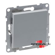   Legrand Suno egypólusú kapcsoló 10 AX alumínium, Legrand 721301