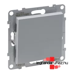   Legrand Suno egypólusú kapcsoló 10 AX alumínium, IP44, Legrand 721301IP44