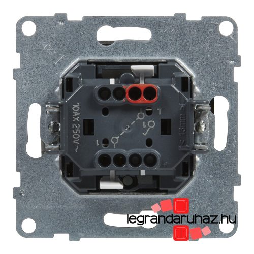 Legrand Suno egypólusú kapcsoló 10 AX alumínium, Legrand 721301