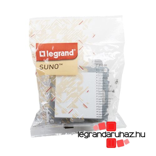 Legrand Suno egypólusú kapcsoló 10 AX alumínium, Legrand 721301