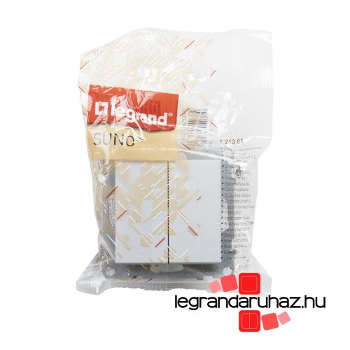 Legrand Suno csillárkapcsoló 10 AX alumínium, Legrand 721305