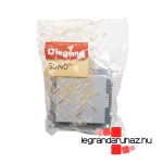 Legrand Suno egypólusú nyomó csengőjellel alumínium, Legrand 721313