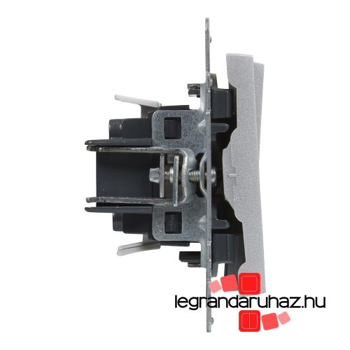Legrand Suno csillárkapcsoló jelzőfénnyel 10 AX alumínium, Legrand 721315