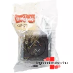 Legrand Suno 2P+F csatlakozóaljzat biztonsági zsaluval, csapófedéllel, IP44 alumínium, Legrand 721323