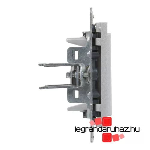 Legrand Suno vakfedél Program Mosaic adapterrel alumínium, Legrand 721343