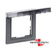   Legrand Suno egyes keret, vízmentes, IP44 alumínium, Legrand 721344