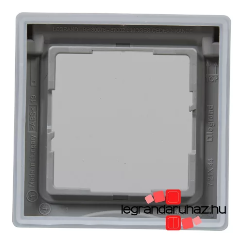 Legrand Suno egyes keret, vízmentes, IP44 alumínium, Legrand 721344