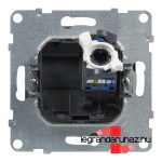 Legrand Suno 1xRJ45 Cat. 6 UTP csatlakozóaljzat alumínium, Legrand 721352