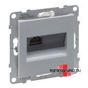   Legrand Suno 1xRJ45 Cat. 6 STP csatlakozóaljzat alumínium, Legrand 721356