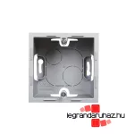 Legrand Suno kiemelődoboz, egyes alumínium, Legrand 721394