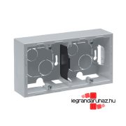   Legrand Suno kiemelődoboz, kettős alumínium, Legrand 721395