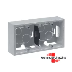   Legrand Suno kiemelődoboz, kettős alumínium, Legrand 721395