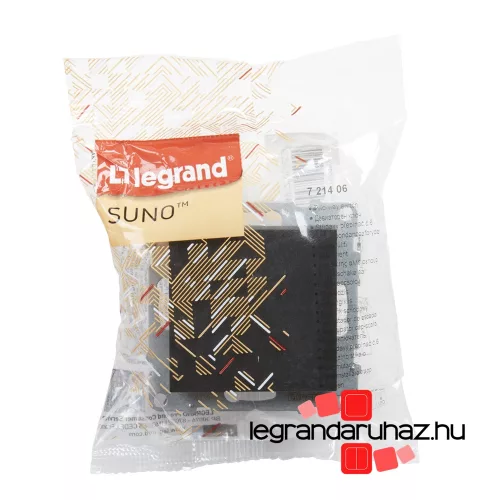 Legrand Suno váltókapcsoló 10 AX fekete, Legrand 721406