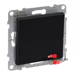 Legrand Suno keresztkapcsoló 10 AX fekete, Legrand 721407