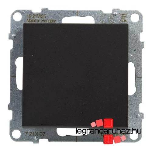 Legrand Suno keresztkapcsoló 10 AX fekete, Legrand 721407