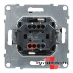 Legrand Suno egypólusú nyomó csengőjellel fekete, Legrand 721413