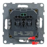 Legrand Suno 2P+F csatlakozóaljzat+ USB C-túpusú töltőaljzat, fekete, Legrand 721429