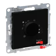   Legrand Suno elektronikus szobatermosztát, fekete, Legrand 721436