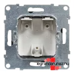 Legrand Suno vakfedél Program Mosaic adapterrel, fekete, Legrand 721443