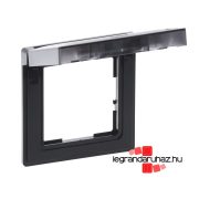   Legrand Suno egyes keret, vízmentes, IP44 fekete, Legrand 721444