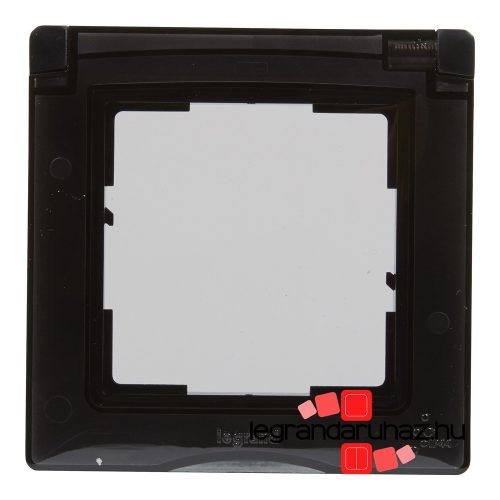 Legrand Suno egyes keret, vízmentes, IP44 fekete, Legrand 721444