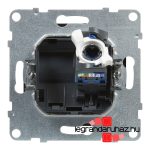 Legrand Suno 1xRJ45 Cat. 6 UTP csatlakozóaljzat fekete, Legrand 721452