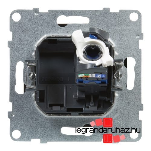 Legrand Suno 1xRJ45 Cat. 6 UTP csatlakozóaljzat fekete, Legrand 721452