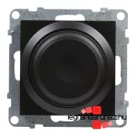 Legrand Suno forgatógombos fényerőszabályzó, 2 vezetékes fekete, Legrand 721479