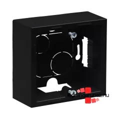 Legrand Suno kiemelődoboz, egyes, fekete, Legrand 721494