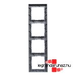 Legrand Suno négyes keret alumínium, Legrand 721514
