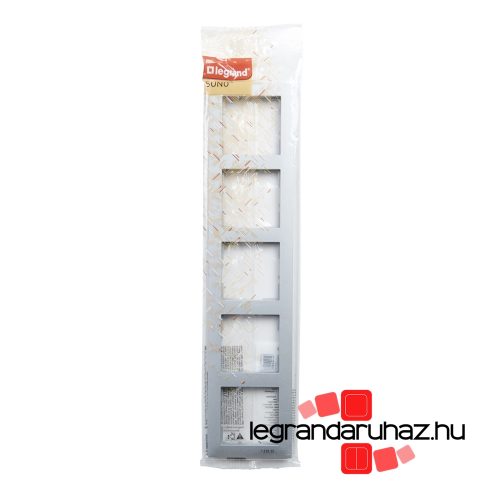 Legrand Suno ötös keret alumínium, Legrand 721515